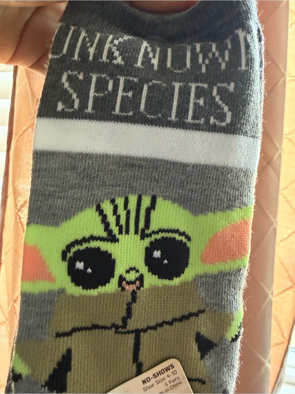 Star Wars The Mandalorian Baby Yoda Socks 5 Pack - Picture 3 of 8